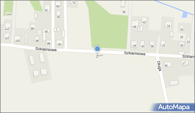 Aleksandrówka, Szklarniowa, 27, mapa Aleksandrówka