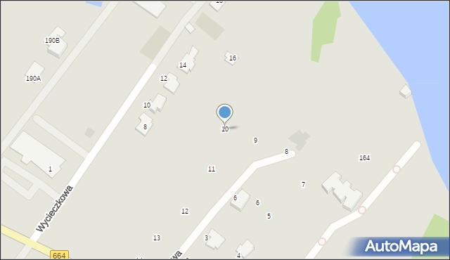 Augustów, Szuwarowa, 10, mapa Augustów