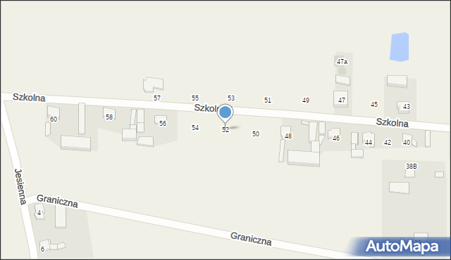 Bachorzew, Szkolna, 52, mapa Bachorzew