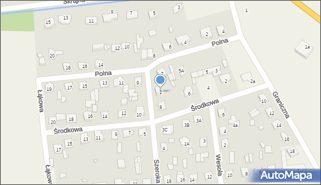 Baniocha, Szeroka, 2, mapa Baniocha