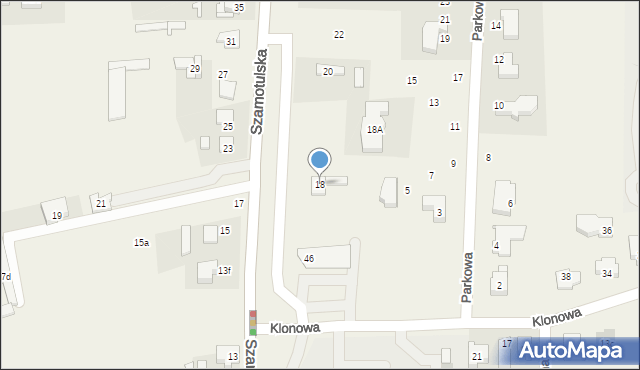 Baranowo, Szamotulska, 18, mapa Baranowo