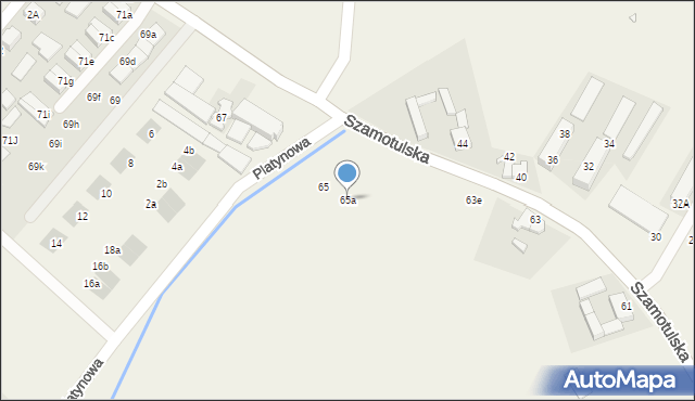 Baranowo, Szamotulska, 65a, mapa Baranowo