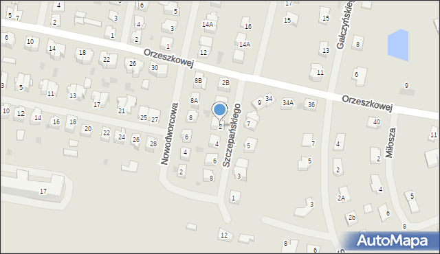 Barczewo, Szczepańskiego, 2, mapa Barczewo