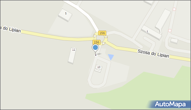 Barlinek, Szosa do Lipian, 4, mapa Barlinek