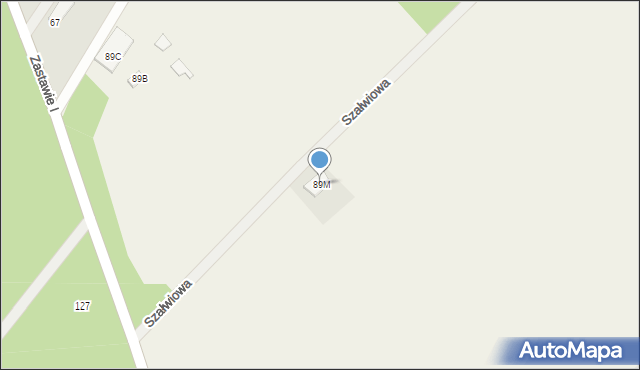 Barszczewo, Szałwiowa, 29, mapa Barszczewo