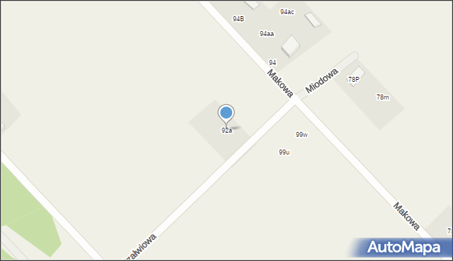 Barszczewo, Szałwiowa, 6, mapa Barszczewo