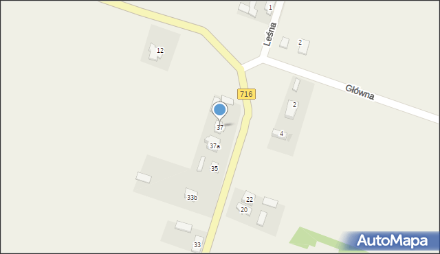 Będzelin, Szkolna, 37, mapa Będzelin