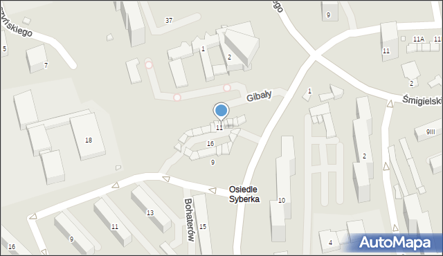 Będzin, Sznajdera Rafała, 12, mapa Będzin