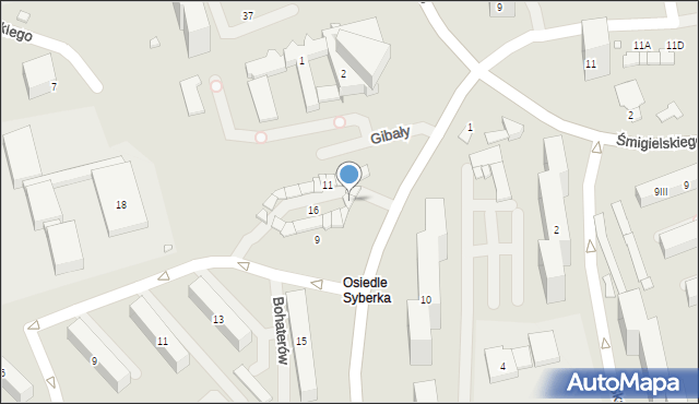 Będzin, Sznajdera Rafała, 54, mapa Będzin