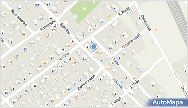 Bełchów, Szkolna, 12, mapa Bełchów