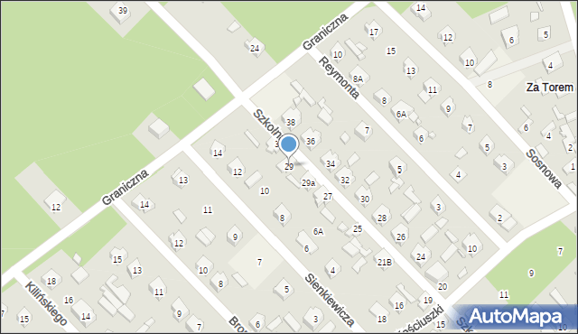 Bełchów, Szkolna, 29, mapa Bełchów
