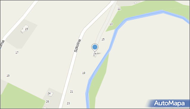 Berezka, Szkolna, 17, mapa Berezka