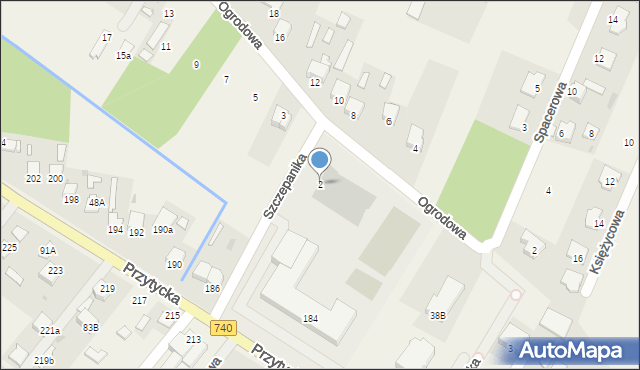 Bielicha, Szczepanika Bogdana, ks., 2, mapa Bielicha