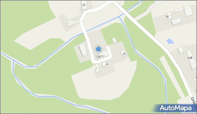 Bielkowo, Szkolna, 18, mapa Bielkowo