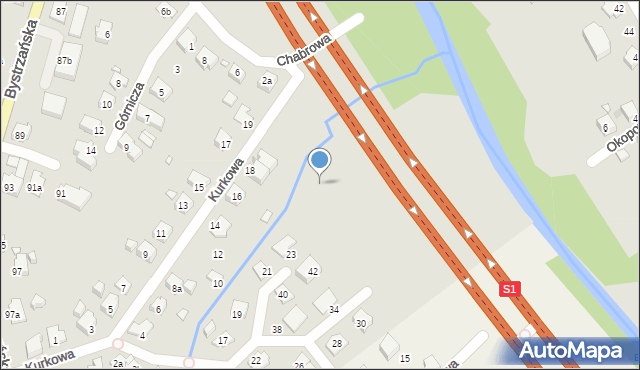 Bielsko-Biała, Szpaków, 31, mapa Bielsko-Białej