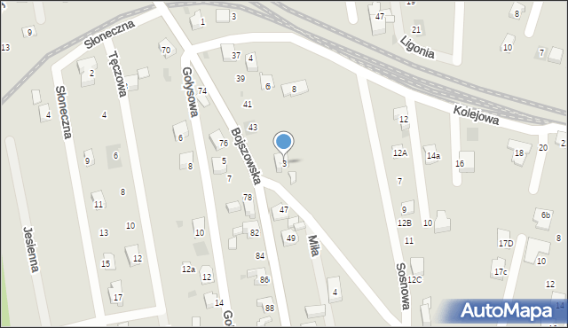 Bieruń, Szlaku Solnego, 3, mapa Bieruń