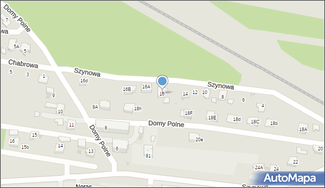 Bieruń, Szynowa, 16, mapa Bieruń