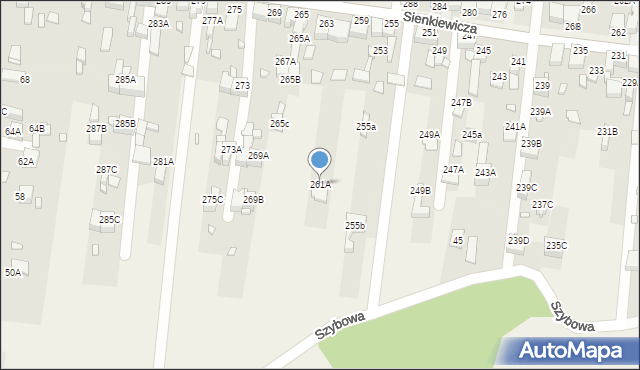 Bobrowniki, Szybowa, 25, mapa Bobrowniki