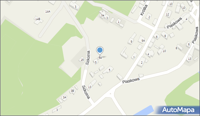 Bobrowniki, Szkolna, 5A, mapa Bobrowniki