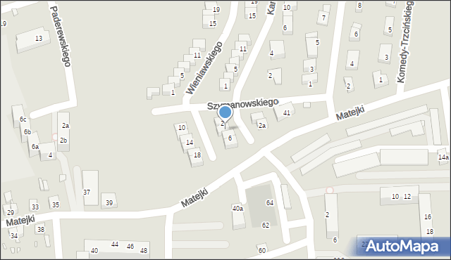 Bogatynia, Szymanowskiego Karola, 4, mapa Bogatynia