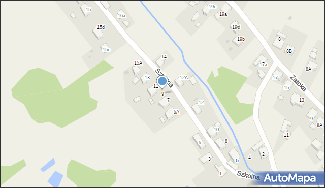 Bogunice, Szkolna, 9, mapa Bogunice