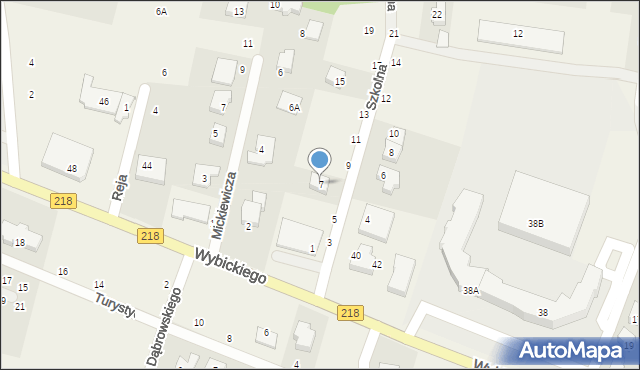 Bojano, Szkolna, 7, mapa Bojano