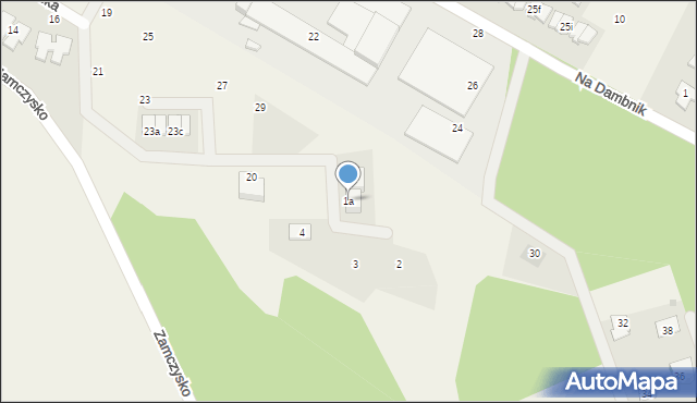 Bojano, Szlachecka, 1a, mapa Bojano