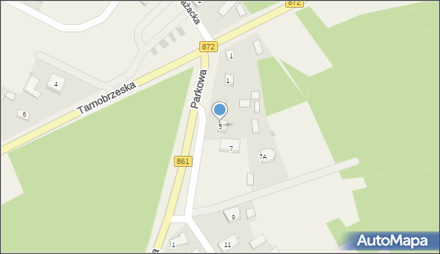 Bojanów, Szkolna, 5, mapa Bojanów