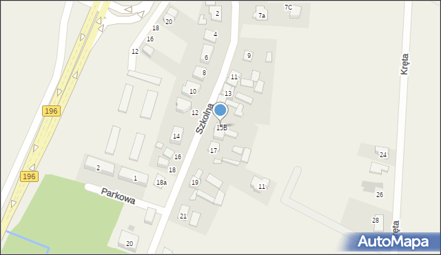 Bolechowo, Szkolna, 15B, mapa Bolechowo