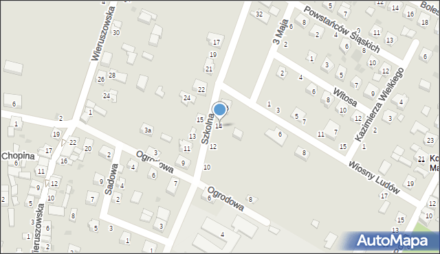 Bolesławiec, Szkolna, 18, mapa Bolesławca