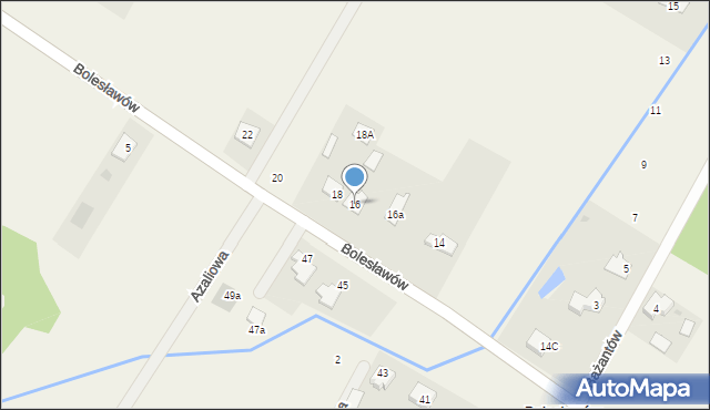 Bolesławów, Szlachecka, 16, mapa Bolesławów
