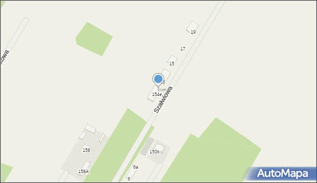 Borowa Góra, Szałwiowa, 11a, mapa Borowa Góra