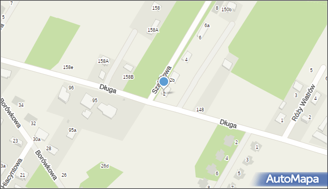 Borowa Góra, Szałwiowa, 2, mapa Borowa Góra