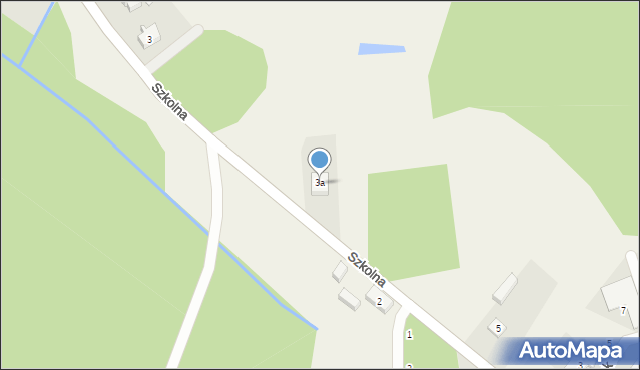 Borówiec, Szkolna, 3c, mapa Borówiec