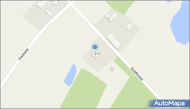 Borowiec, Szafirowa, 6, mapa Borowiec