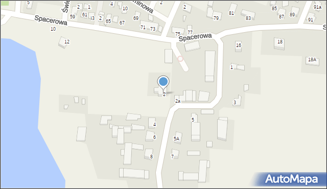 Borówno, Szkolna, 2, mapa Borówno