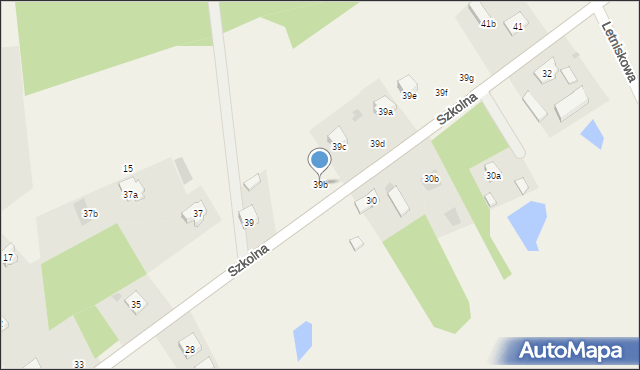 Borzechowo, Szkolna, 39b, mapa Borzechowo