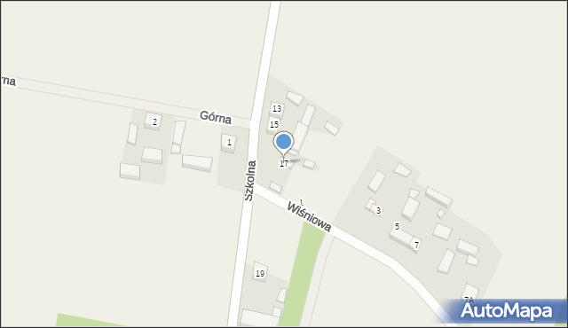 Borzykowa, Szkolna, 17, mapa Borzykowa