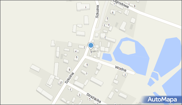 Borzykowa, Szkolna, 3, mapa Borzykowa