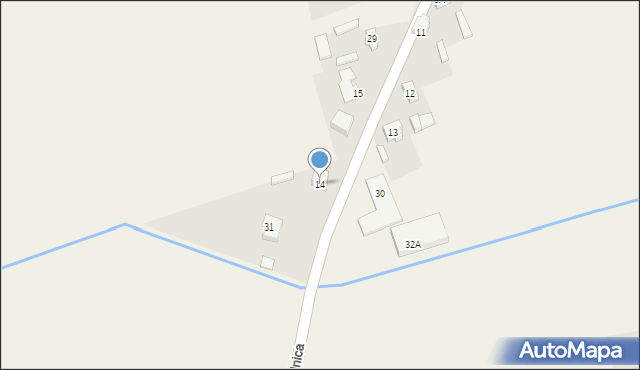 Brudzew, Szkolna, 14, mapa Brudzew