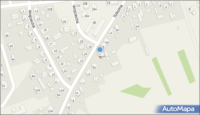 Brudzew, Szkolna, 5B, mapa Brudzew