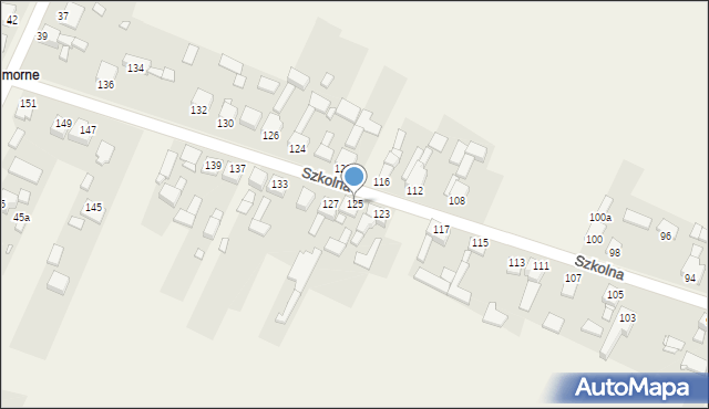 Brudzowice, Szkolna, 125, mapa Brudzowice