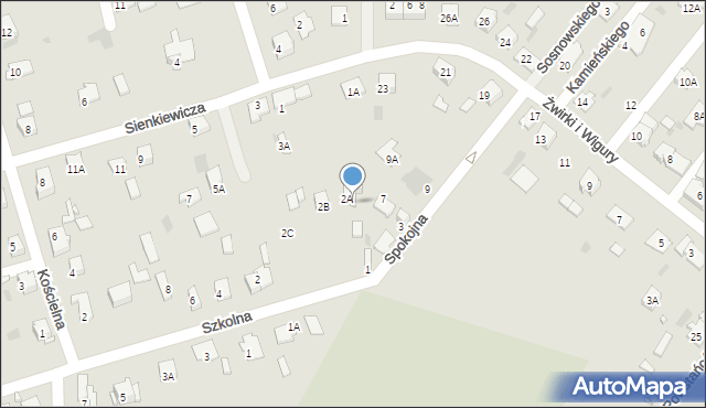 Brwinów, Szkolna, 2A, mapa Brwinów
