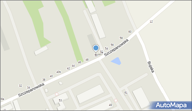 Brzesko, Szczepanowska, 50, mapa Brzesko