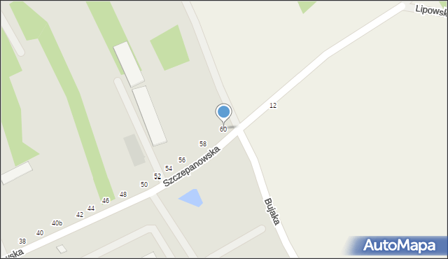 Brzesko, Szczepanowska, 60, mapa Brzesko