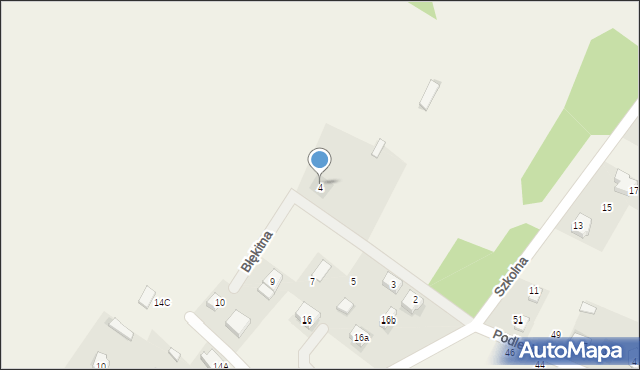 Brzeziny, Szkolna, 18, mapa Brzeziny