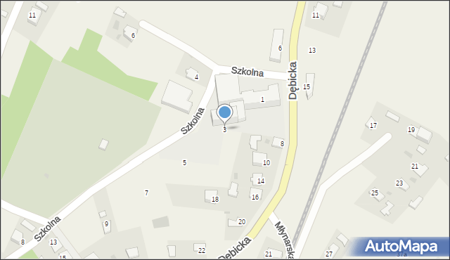 Brzeźnica, Szkolna, 3, mapa Brzeźnica