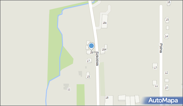 Brzostek, Szkotnia, 19, mapa Brzostek