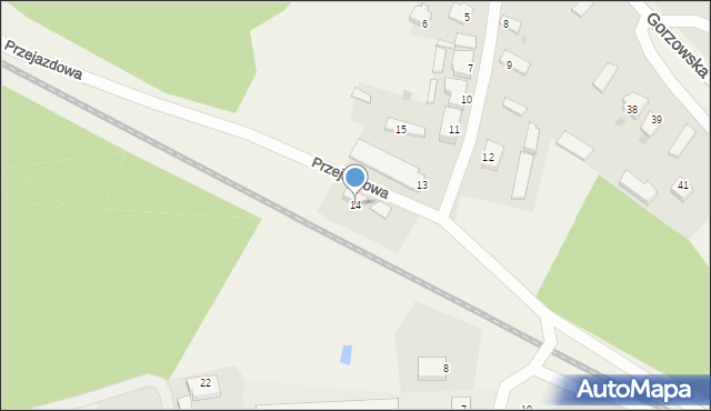 Brzozowiec, Szkolna, 14, mapa Brzozowiec