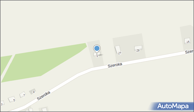 Brzozowo, Szeroka, 23, mapa Brzozowo